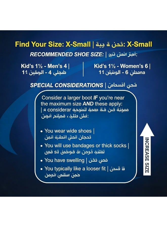 Fracture Boot, Inflatable Walking Fracture Boot, Short Distance Walking Support Orthopedic Boot, Suitable for Ankle Sprain and Fracture Recovery, Suitable for Left or Right Foot - Image 3